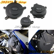 Мотоцикл крышка двигателя Защита Чехол для чехол GB гоночный для SUZUKI GSXR600 GSXR750 2006 07 08 09, 10, 11, 12, 13, 14, 15