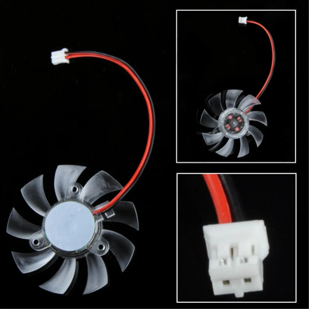 

2019 new YCDC VGA Cooling Fan 60mm 6cm 12V 2 Pins Black CPU Heat Sink Fan Computer PC Cooler Exhaust Blower