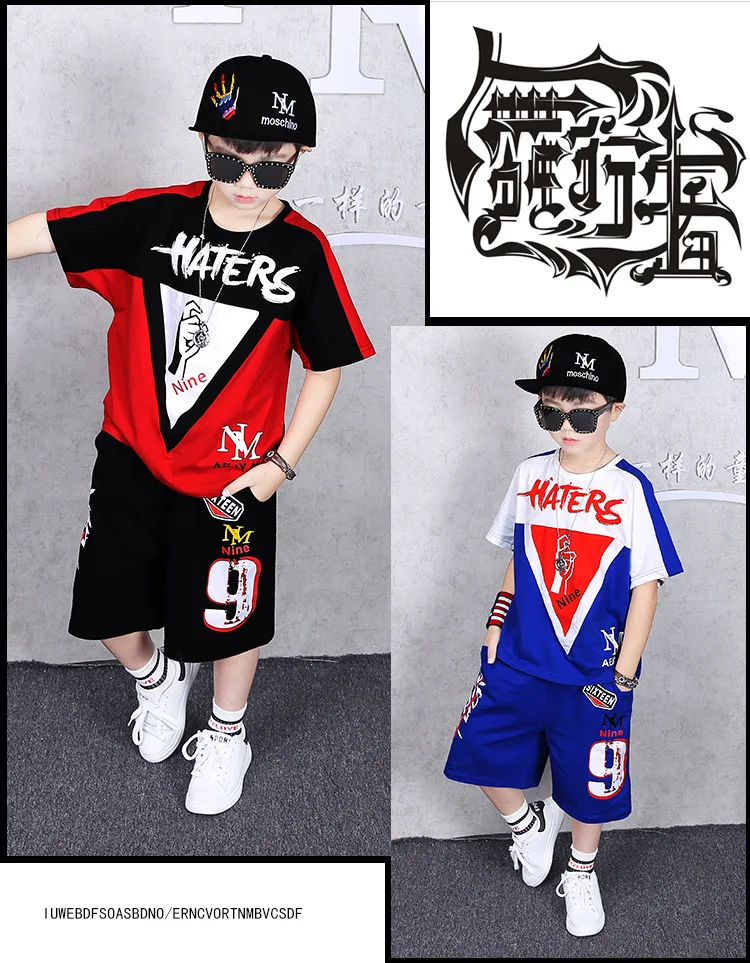 Roupas de Esportes Conjunto de Duas Vestuário das Crianças Anos de Idade Roupas da Criança Crianças Terno Menino Verão Peças Costura 4 6 8 10 12 14 16 Mod. 261737 11 Cheap Conjuntos de roupas