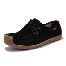 Shoes Women Flats Genuine Leather Loafers Lace Up Folding Moccasins Foldable Casual Shoes Ladies Square Toe Female Zapatos Mujer women genuine leather flats brogue oxford white black platform shoes lace up pointed toe ladies casual shoes zapatos mujer