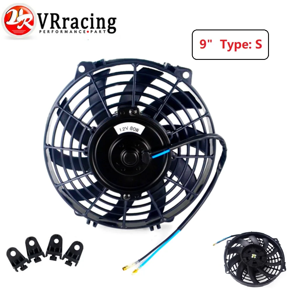 10/" inch 12V 80W Universal Electric Fan Push//Pull Radiator Cooling /& Fittings UK