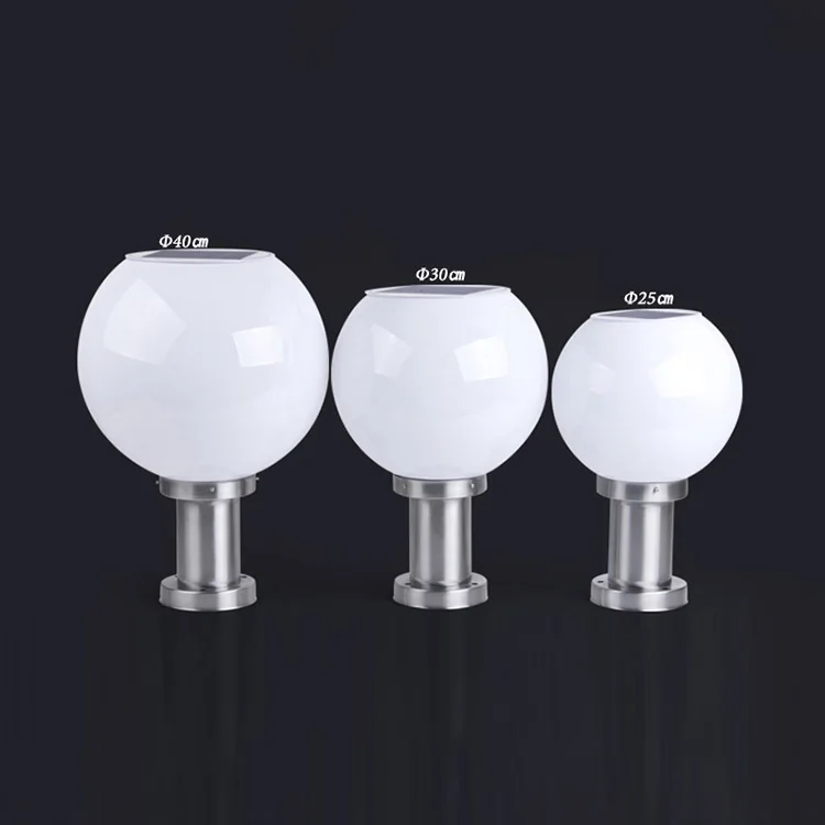 Goede Zonne verlichting, Zonne straatverlichting met batterij, Outdoor super heldere led tuinverlichting, Sferische lampenkap solartuinlamp