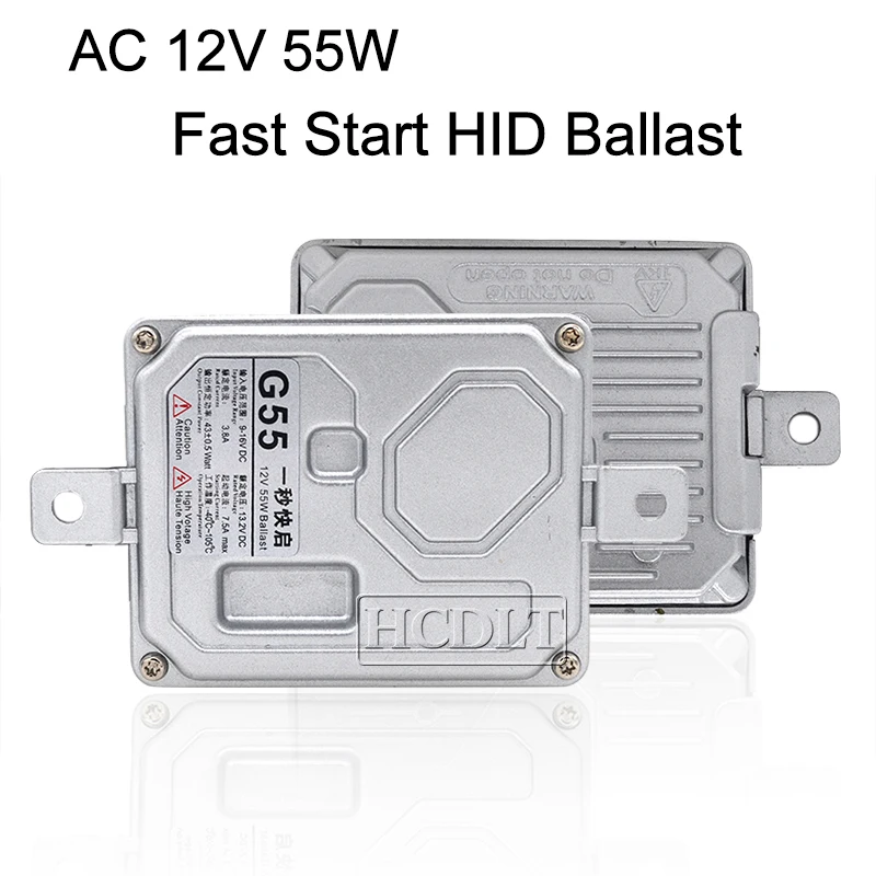 HCDLT Premium AC 12V 55W Fast Start Xenon HID Ballast Reactor Ignition Block For Car Light Xenon Bulb Kit 55W HID Slim Ballast (10)