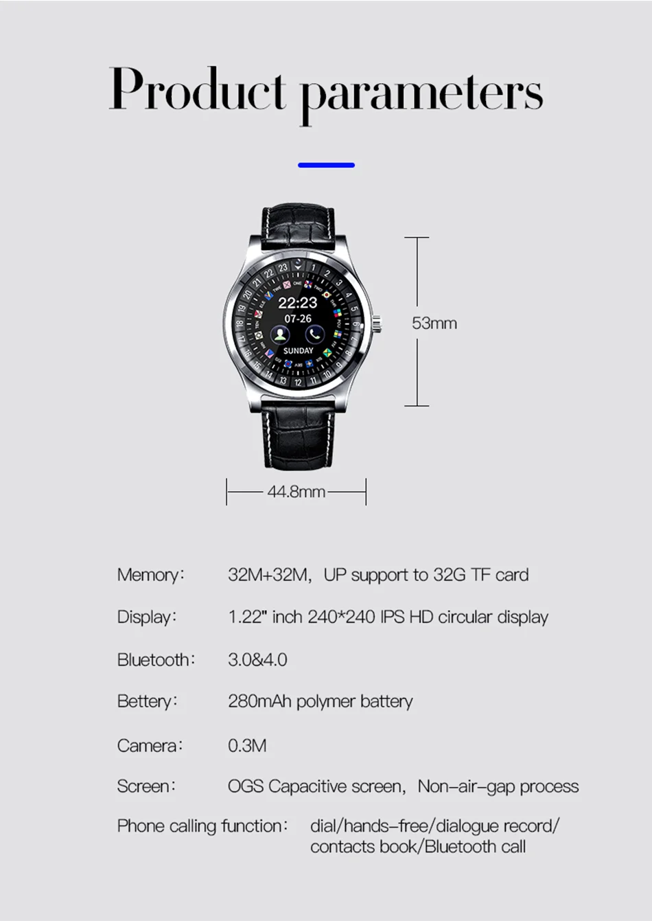 Смарт-часы BINSSAW для мужчин и женщин с поддержкой камеры, Bluetooth, SIM, SD карты, умные часы, наручные часы для телефона Android, пара браслетов