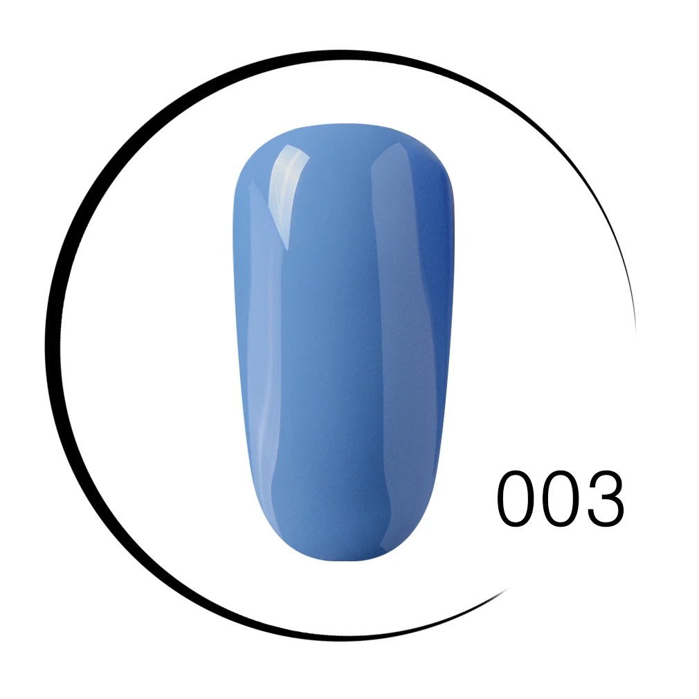 Elite99, синий гель для ногтей, светодиодный Гель-лак для ногтей, Гибридный гель, верхнее Базовое покрытие, полигель, УФ-лампа, гель, синий блеск, инструменты для дизайна ногтей - Цвет: BU003