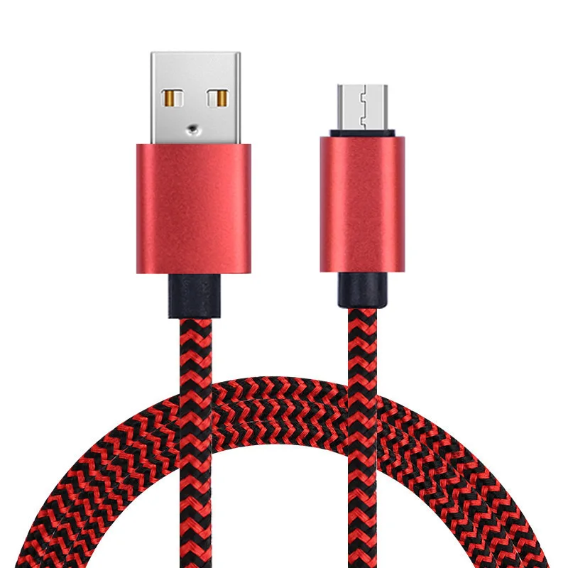 

USB Cable Fast Charging Micro USB for Samsung S6 S6 edge S7 Xiaomi mi2 Sony Huawei microUSB cable Phone Data Cable Braided Wire