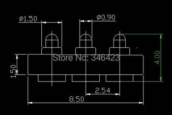 Nrf905 433/868/915 mhz無線トランシーバモジュール+アンテナ2.7から3.3ボルトグリーン