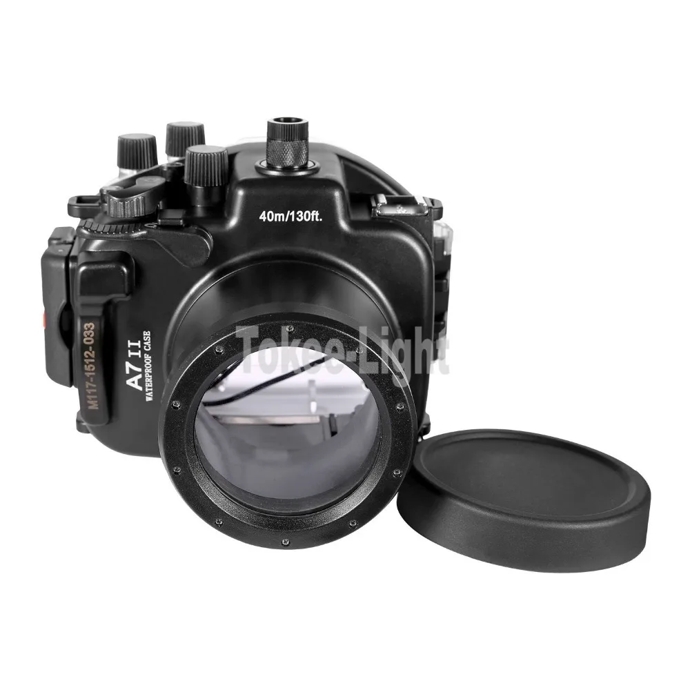 Подводный водонепроницаемый чехол для камеры Sony A7R A7 II Mark 2 28 70 мм объектива и
