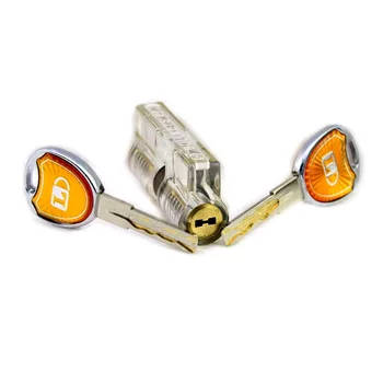 

2017 New Free Shipping Transparent Blade Lock Cutaway Locksmith Practice Lock Difficulty Coefficient Upgrade