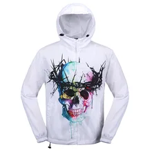 Diy походная Осенняя мужская ветровка куртка наружная 3d красочный цифровой принт дышащая крутая быстросохнущая куртка