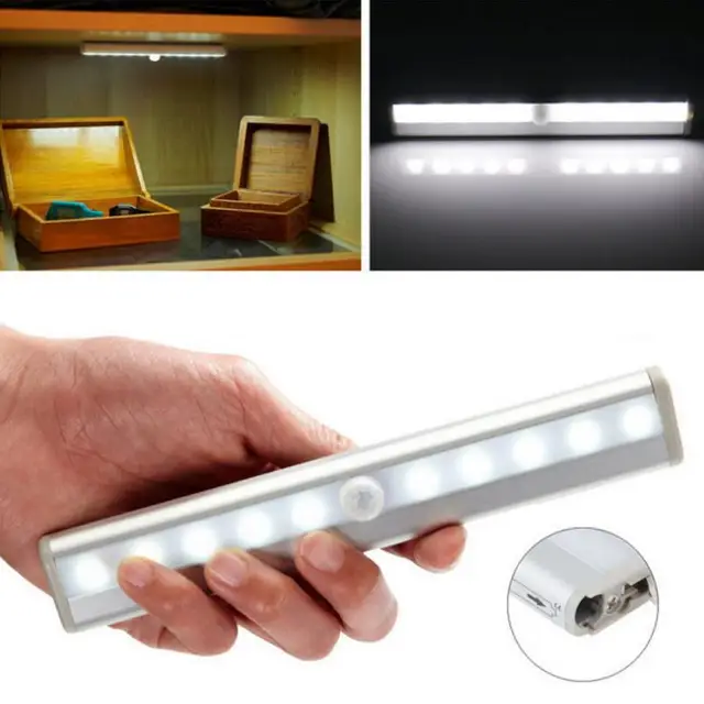 10LED IR Infrarood Bewegingsmelder Kast Lamp Draadloze Sensor ... 10LED IR Infrarood Bewegingsmelder Kast Lamp Draadloze Sensor ...