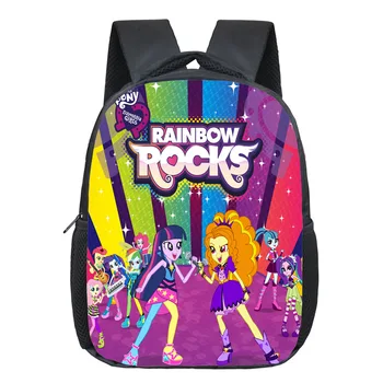 

Anime My Pony Backpacks School Bags For Kids Girls Children School Backpack Rainbow Horse Bags Kids Daily Bag Bookbags