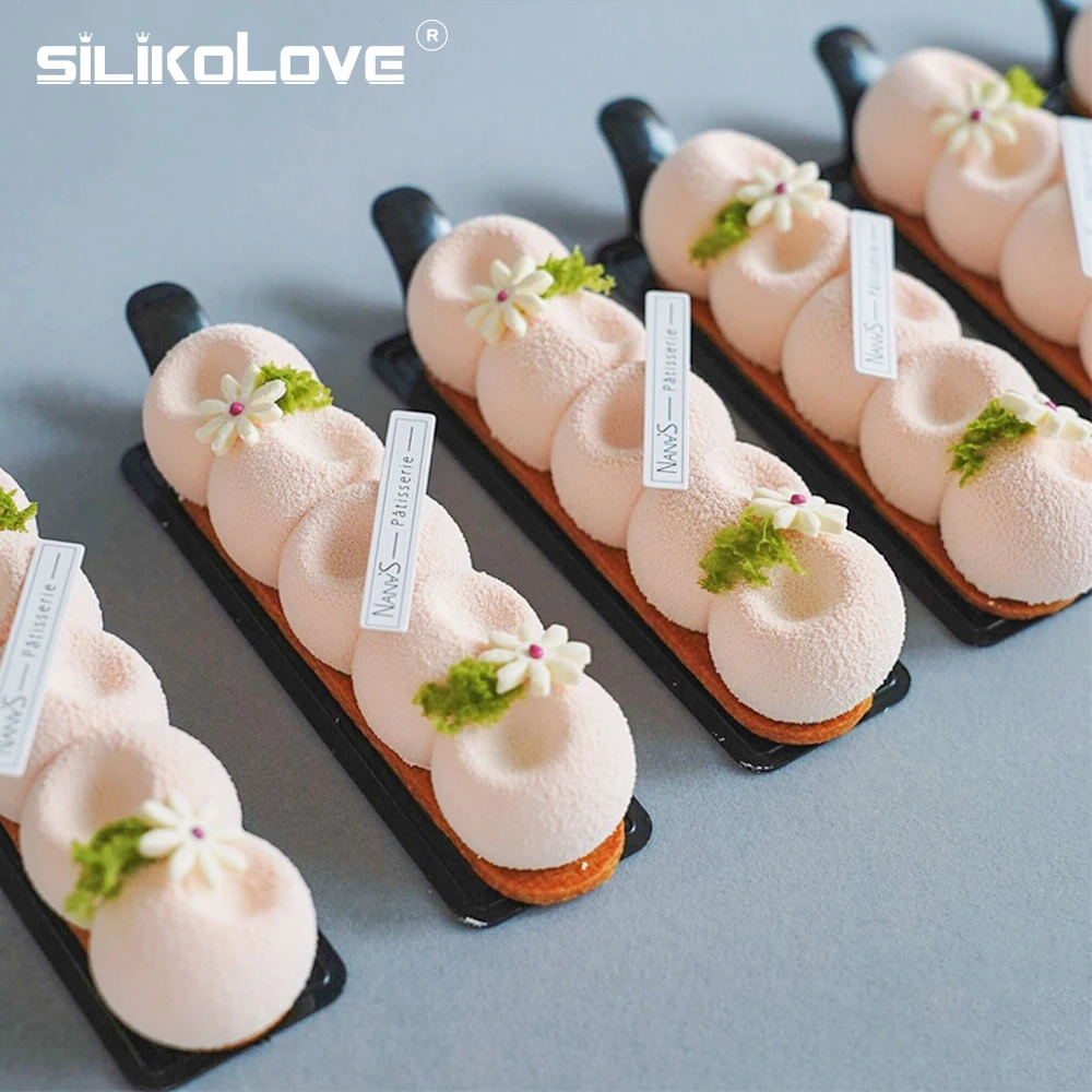 SILIKOLOVE Diy украшения шоколадный домовой 6 полости силиконовая форма для торта, Мусса десерт Свадебная вечеринка инструмент