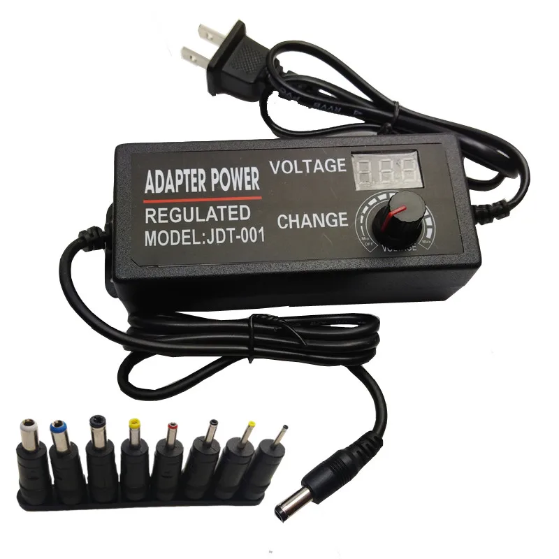

EU US UK Adjustable AC To DC 9V-24V 3A Universal Power Adapter Supply Display Screen Regulated Power Switching Charger Adatper