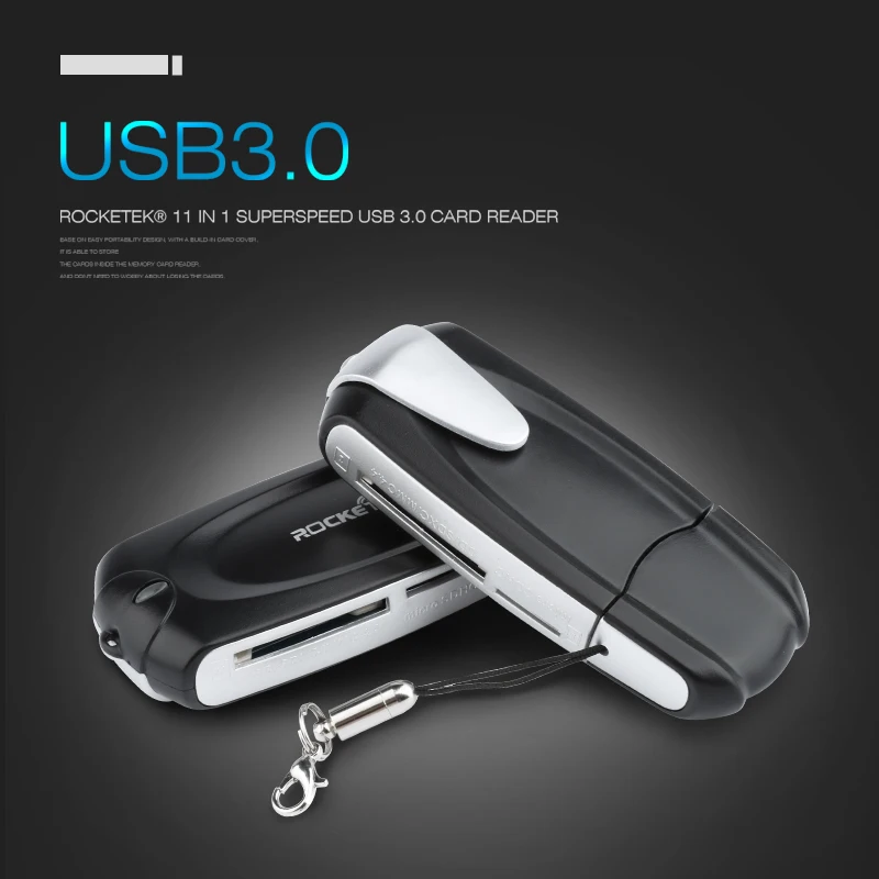 Rocketek same time read 2 cards usb 3.0 multi 4 in 1 memory card reader adapter for SD/TF micro SD computer laptop accessories. Rocketek same time read 2 cards usb 3.0 multi 4 in 1 memory card reader adapter for SD/TF micro SD computer laptop accessories.