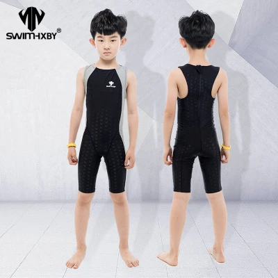 Boy wearing one piece swimsuit Clearance