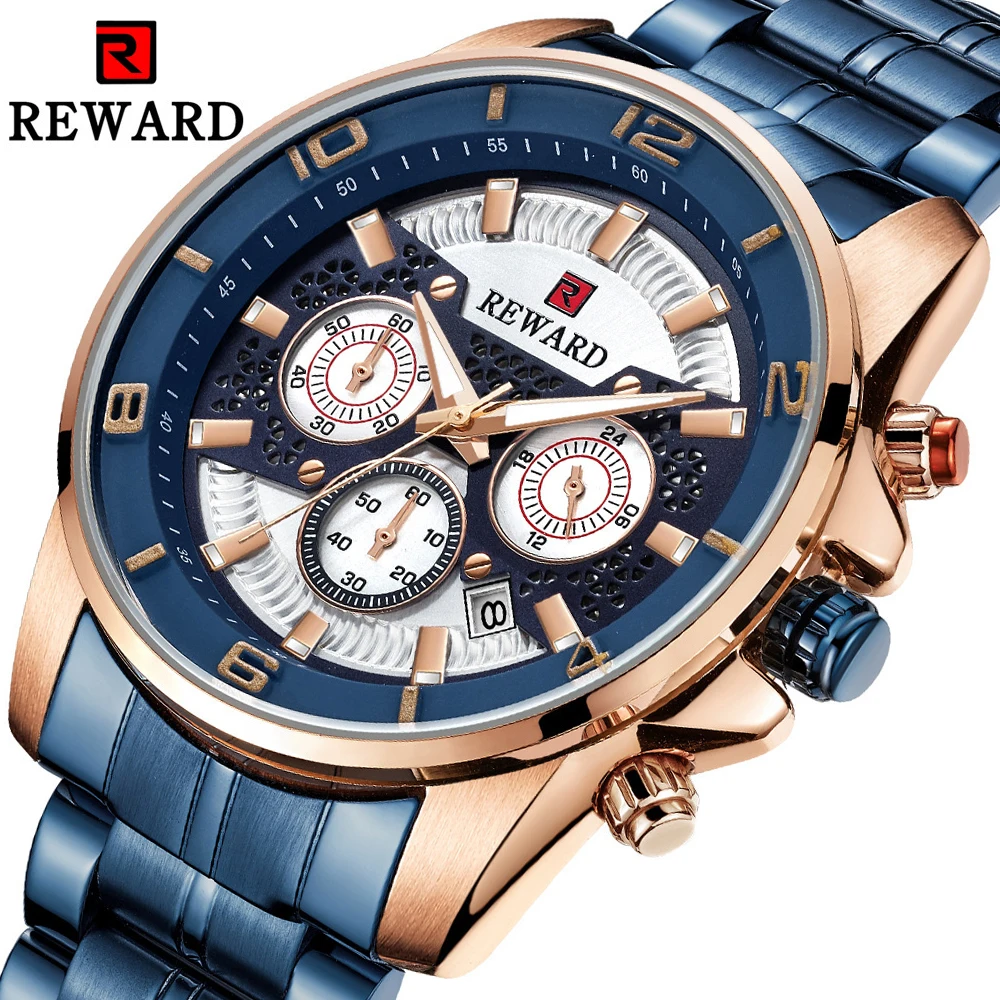 

Mens Watches 2020 Top Brand Luxury Fashion Business Quartz Watch Men Sports Full Steel Waterproof Black Clock Relogio Masculino