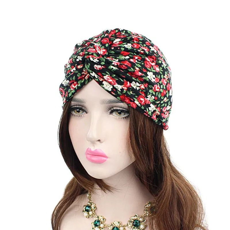 Buy Women Stretchy Hat Turban Head Wraps Bandanas