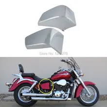 Chrome Батареи Сторона Обтекателя Металлическая Крышка, Пригодный Для Honda Shadow ACE VT 750 1997-2003