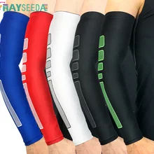 Rayseeda 1 шт. для мужчин быстросохнущая налокотник для баскетбола Велоспорт Фиксатор руки бег велосипед Защита от Солнца защиты руки теплые для Спортивная безопасн