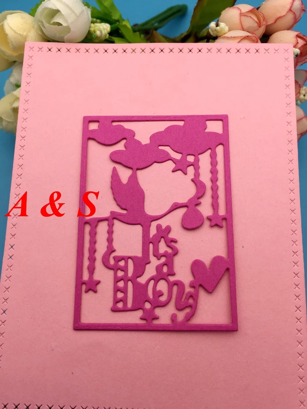  S74 METAL CUTTING DIES Boy Sky Swan Crane Cloud Frame Scrapbook card invitation paper craft party d - 32846374210