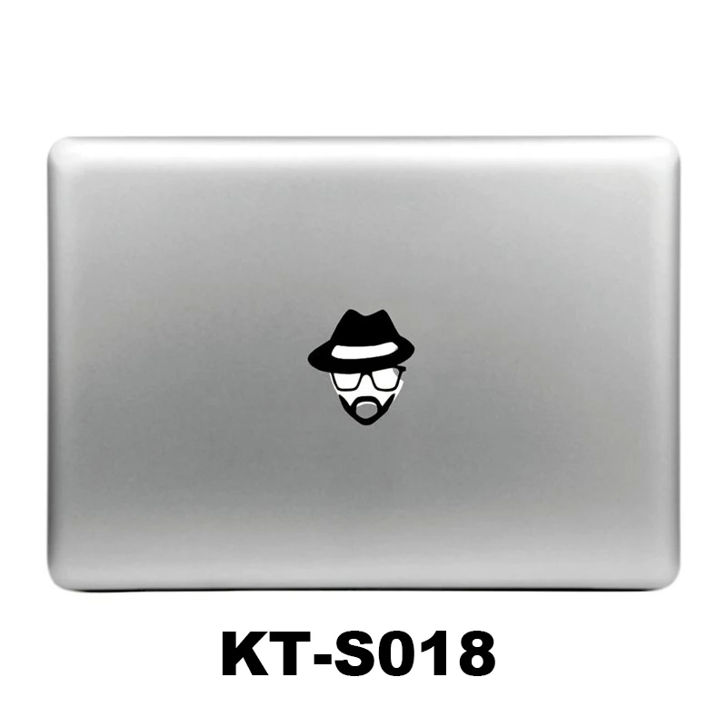 Kocurtop красивый ноутбук наклейка для ноутбука скины для Macbook Air 11 13 Pro 13 15 17 дюймов mac book виниловая ПВХ наклейка - Цвет: KT-S018