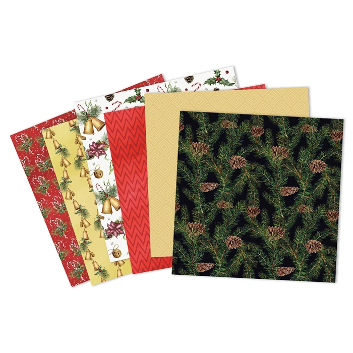 Christmas party Scrapbooking paper pack of 24 sheets handmade craft paper craft Background pad 884