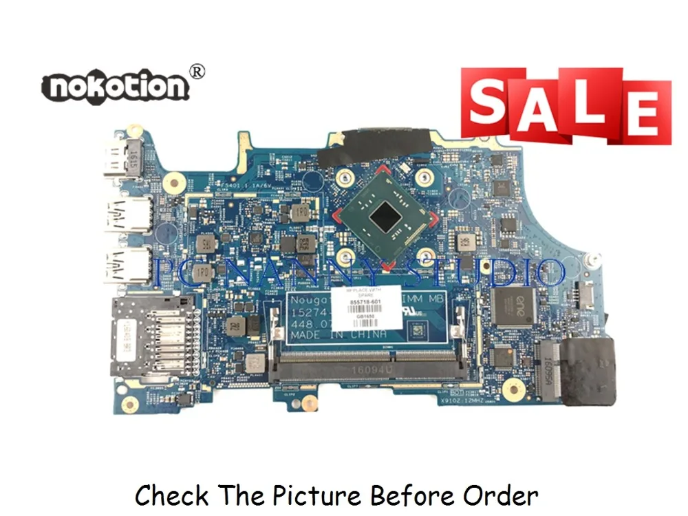 PCNANNY 855718-601 для HP PAVILION X360 11-U018CA материнская плата ноутбука N3710 1 6 GHZ протестирована |