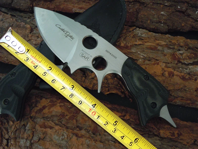 Micarta Handle Hunting Knife Outdoor Straight Knives Survival Camping Knives Small Fixed Blade