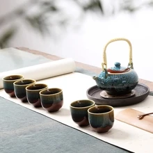 Набор кунг-фу Чай керамические Чай горшок Чай комплект Портативный Чай горшок Чай комплект