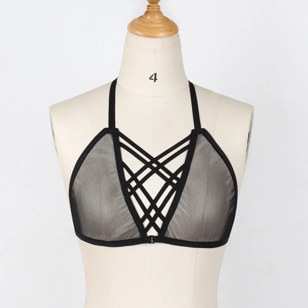 Buy KANCOOLD Fashion Women Mesh Cross Bandage Corset