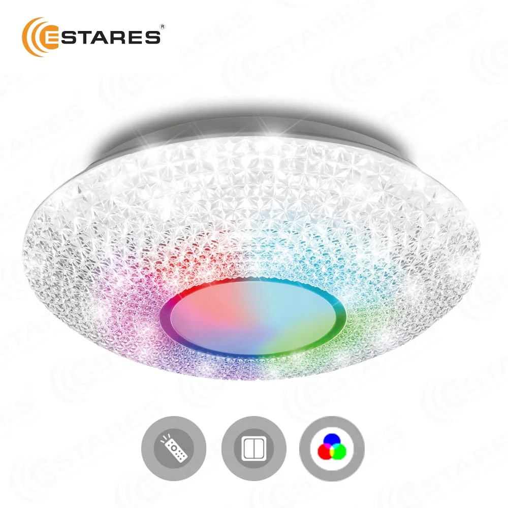 

ESTARES Controlled LED lamp AKRILIKA GRB 36W R-410-CLEAR / WHITE-220-IP20
