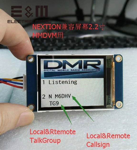 2,2 дюймов TFT экран Nextion входной дисплей для MMDVM платы UHF VHF точка доступа для Raspberry pi Zero W Rainsun NanoPi Neo