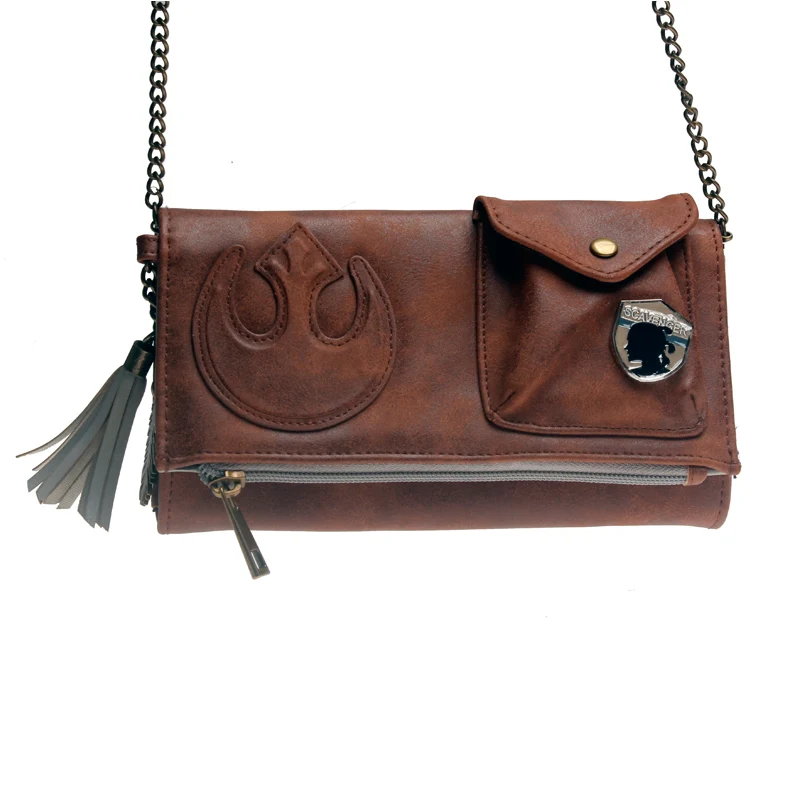 Tanie Gwiezdne wojny odcinek 8 REBEL kobiety portfel crossbody torba sprzęgła DFT 5522