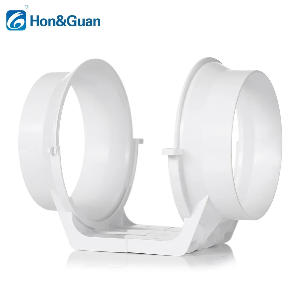 5'' 110V Silent Inline Duct Fan Exhaust Fan Hydroponic Air Blower Booster Fan for Home Bathroom Vent and Grow Room Ventilation