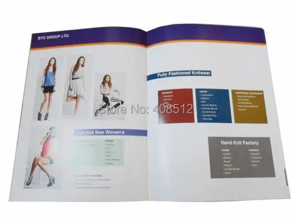 

2015 custom design full color 12 pages magazine / catalog printing