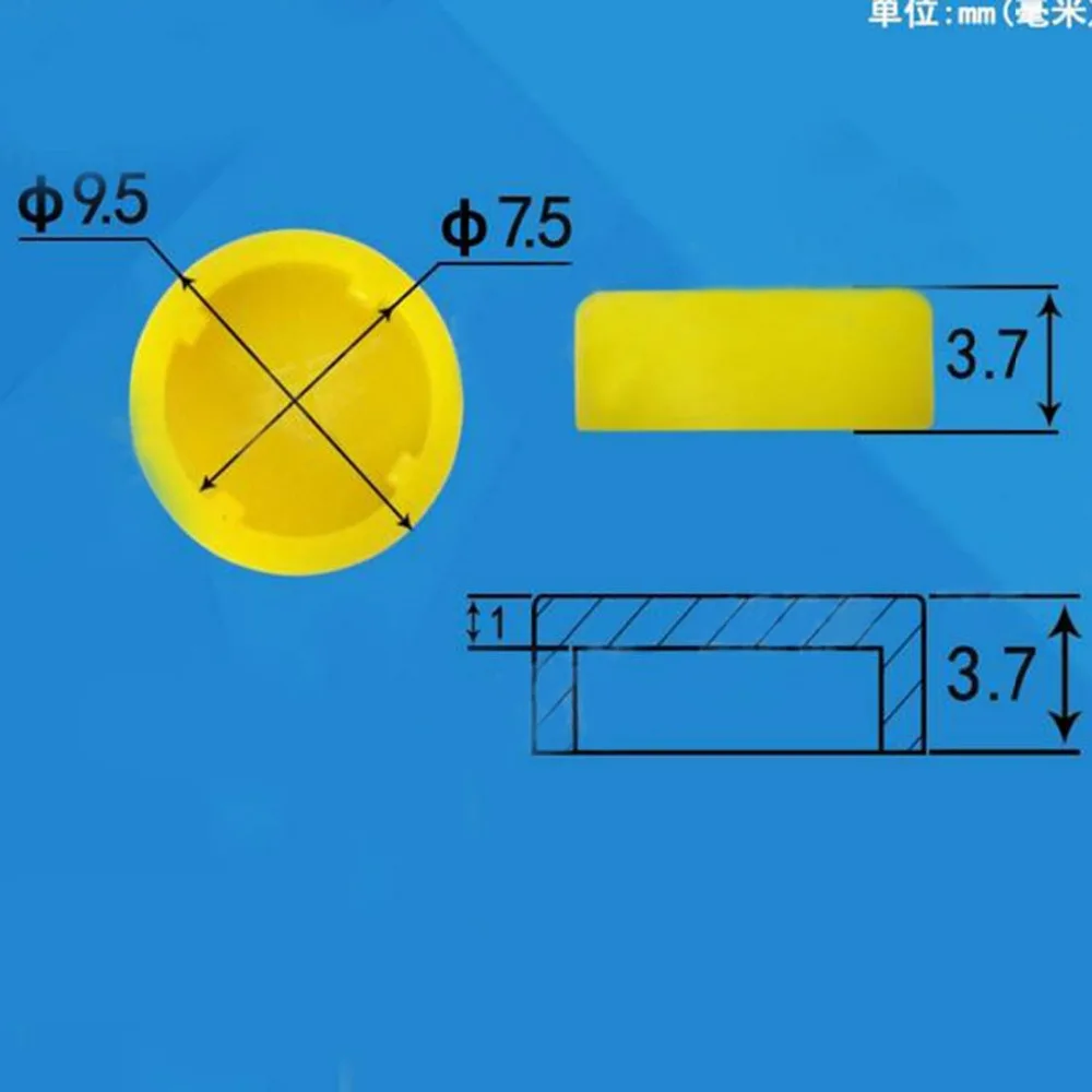 100 шт круглая Накладка для кнопки оранжевый/желтый впаиваемый переключатель колпачки для 12*12 мм Тактильные переключатели цена
