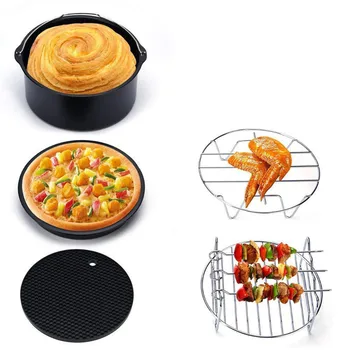 

Electric Air Fryer Deep Oven Cooker with Recipe,1300 W, Time and Temperature Display, Touch-Screen Control, Detachable Dishwas