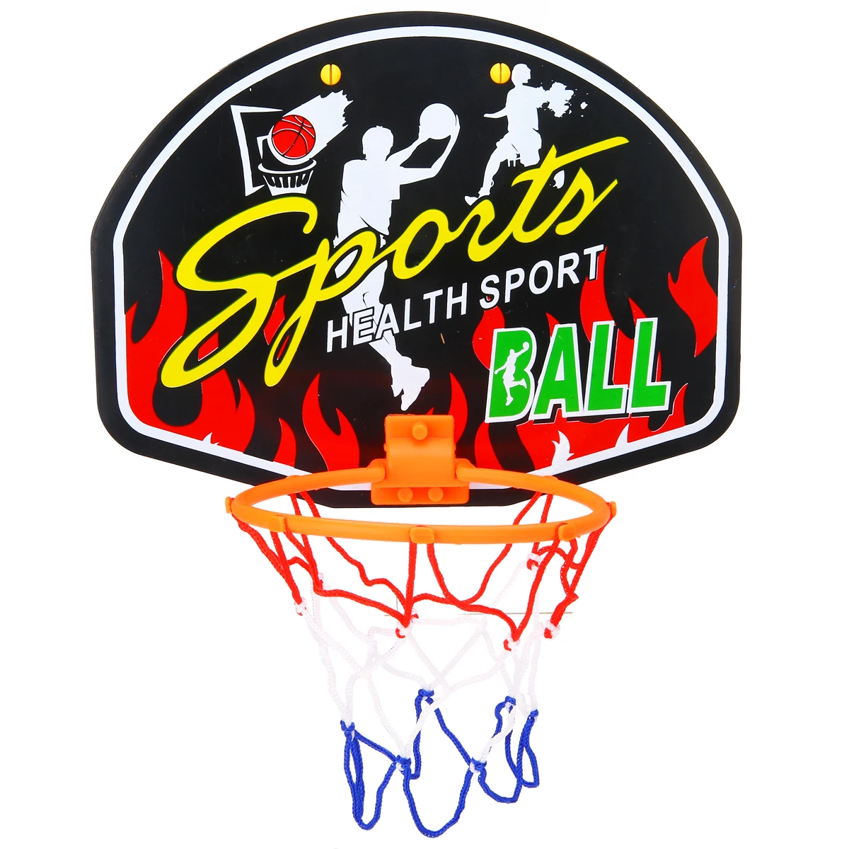 Мини баскетбольный набор с кольцом с Баскетбольным мячом для детей, подарок для детей, баскетбольная спортивная игра в помещении, случайный узор