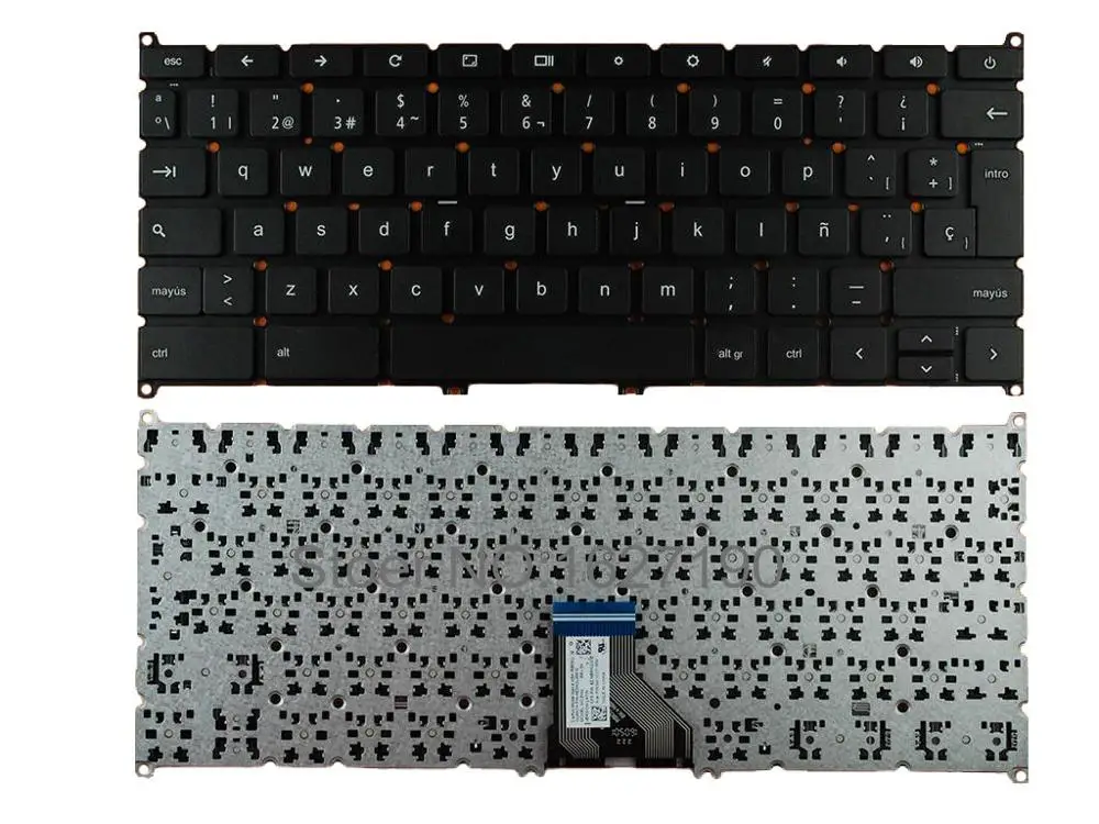 SP испанская клавиатура для ноутбука ACER Chromebook C720 C720P черная Android новая