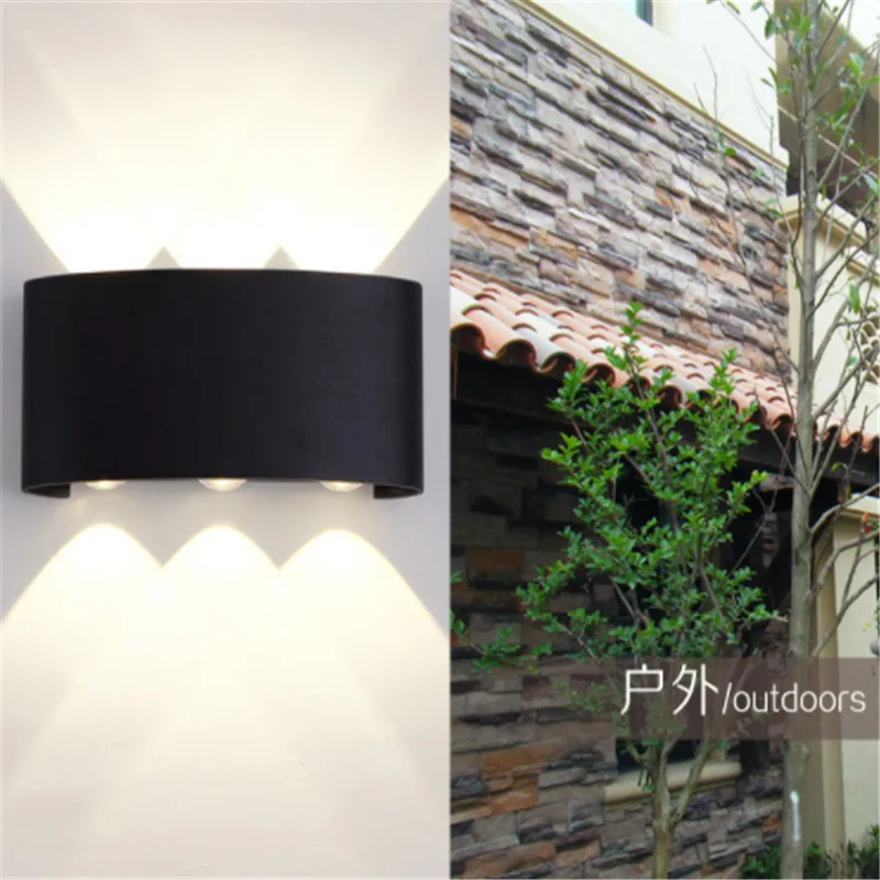 Kenlux 2W 4W 6W 8W led Wall lights Aluminum Up and Down Waterproof Indoor bedroom Outdoor Garden Lamp porch light WW/WH Kenlux 2W 4W 6W 8W led Wall lights Aluminum Up and Down Waterproof Indoor bedroom Outdoor Garden Lamp porch light WW/WH