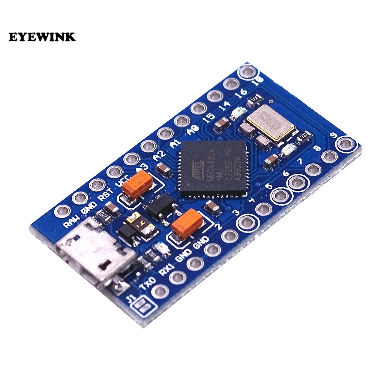 

Pro Micro ATmega32U4 5V 16MHz Replace ATmega328 For Arduino Pro Mini With 2 Row Pin Header For Leonardo Mini Usb Interface