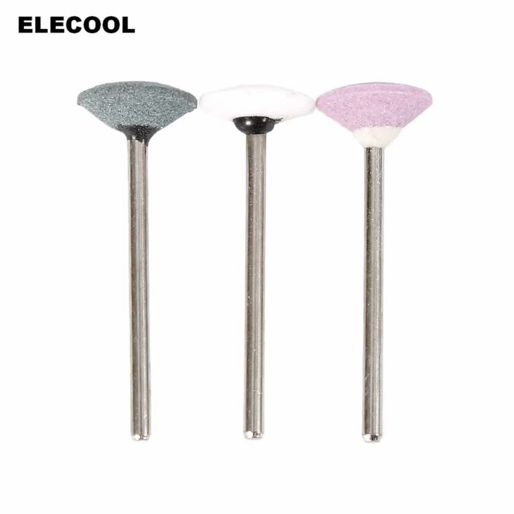 

ELECOOL New Mushroom shape Native Silicon carbide carborundum Grinding Head Grinding Wheel Polishing Waxing Grinding DIY Tools