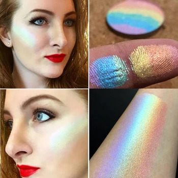 

Hot Branded Contouring Makeup Natural Face Brightener Face Shimmer Bronzer Highlighter Rainbow Contouring Palette Makeup Kit