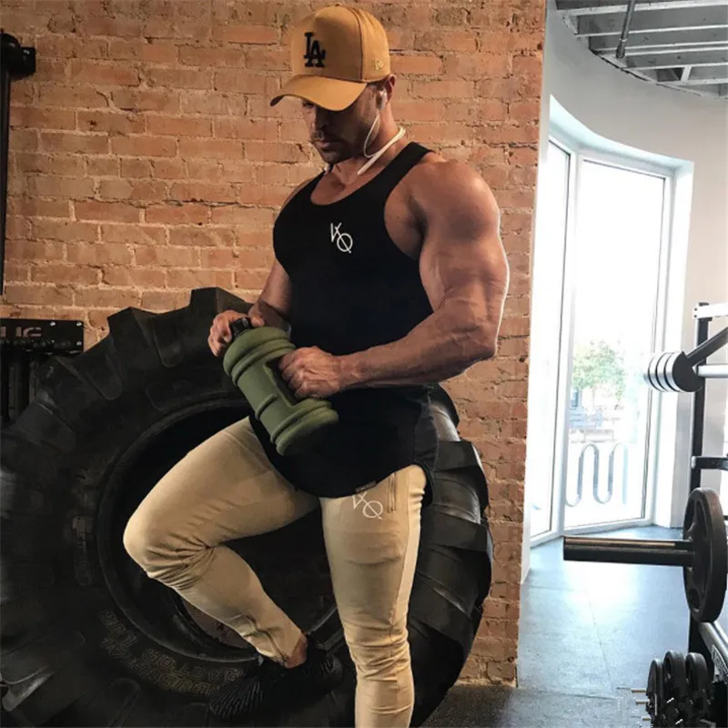 2018 GymTank топы для мужчин фитнес жилеты Спортивная майка без рукавов жилет