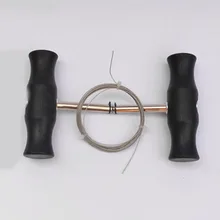 1 шт. Профессиональный инструмент для снятия лобового стекла автомобиля нескользящее Т-образное оконное устройство для снятия стекла с проводом Набор универсальный для большинства транспортных средств