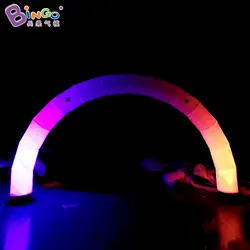 Горячая продажа 6X3 м светодиодный светильник надувная АРКА арка для события изменение цвета романтическая декоративная арка для свадебной