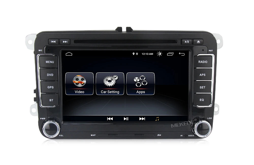 Четырехъядерный Android 8,1 " 2 din автомобильный DVD gps радио плеер для VW golf 5 6 touran passat B6 sharan jetta polo tiguan