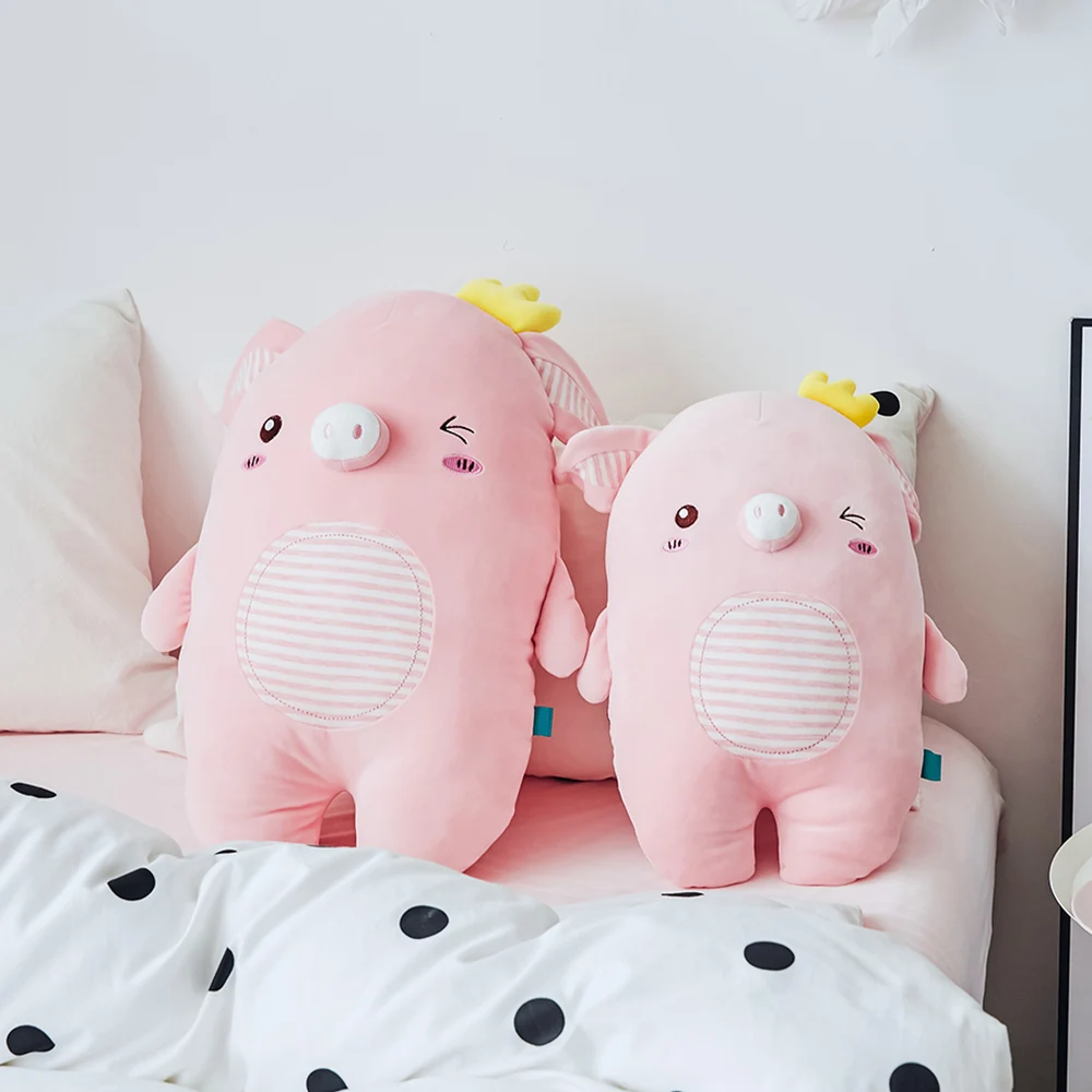 

45CM/55cm Cute Pink Plush Piggy Toy Stuffed Animals Soft Toys Christmas Gift Gift to the Girl Child Birthday Gift