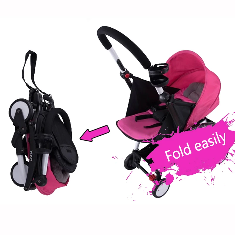 Summer Luxury Baby Stroller Car Seat Bassinet Carrycot Folding Travel System Infant Prams 3 In 1 Doll Toy Pushchair Jogger Buggy